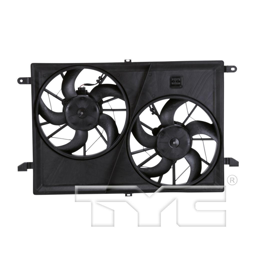 GM TRUCKS & VANS TRAVERSE RADIATOR & A/C FAN ASSEMBLY (DUAL FAN) OEM#20972760 2009-2017 PL#GM3115219