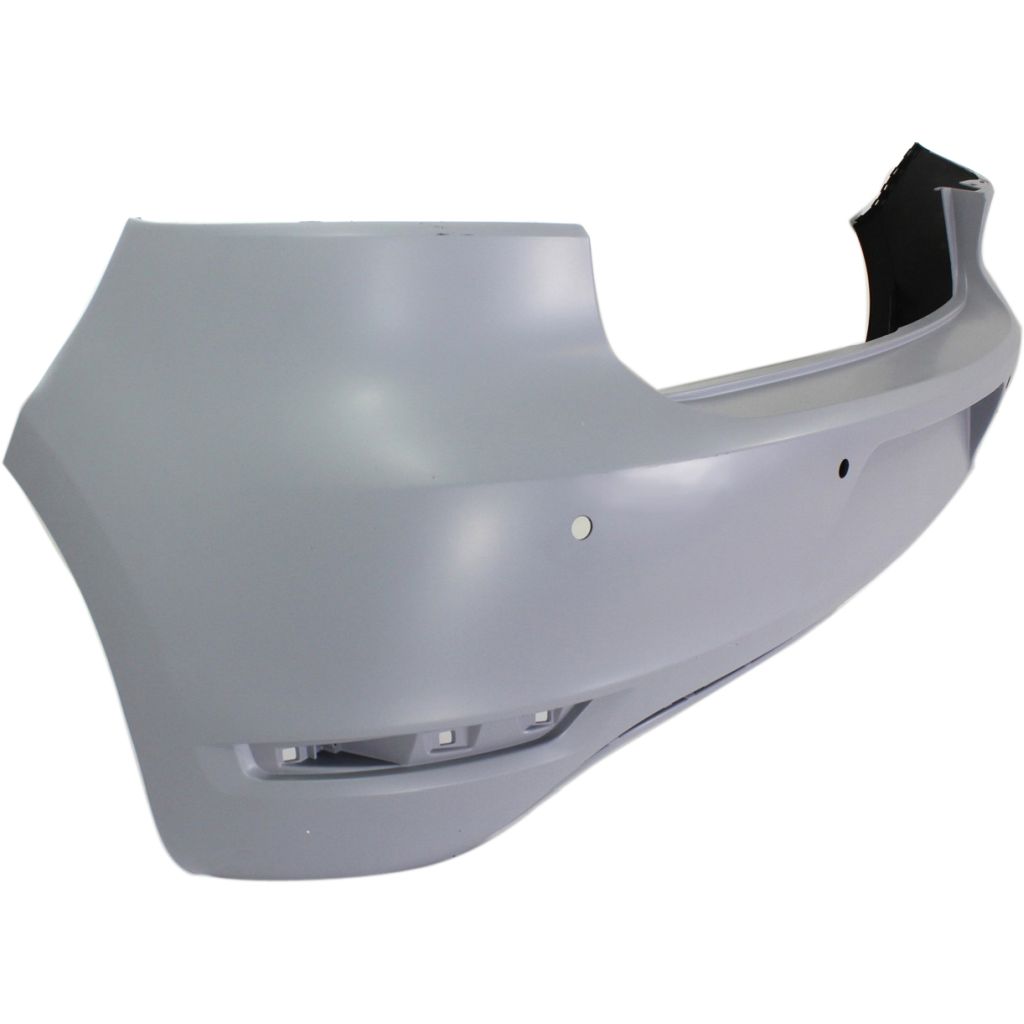 VOLKSWAGEN GOLF (2/4 DR) (LH Exhaust) REAR BUMPER COVER PRIMED (W/SENSOR) OEM#5K6807417HGRU 2010-2014 PL#VW1100184