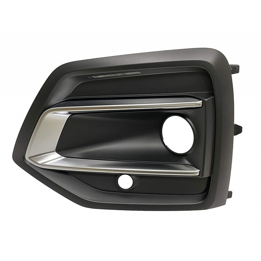 AUDI Q5 / SQ5 FOG LAMP COVER LEFT (Driver Side) BLACK W/SATIN-CHROME MDLG (W/FOG)(Q5 WO/S-LINE) OEM#80A807679AFCOX 2021-2025 PL#AU1038150