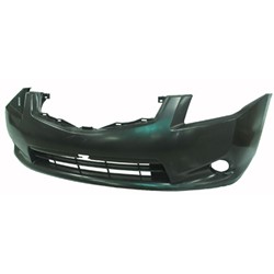 NISSAN(DATSUN) SENTRA FRONT BUMPER COVER PRIMED (W/FOG)(2.0L SL)**CAPA** OEM#62022ZT50J 2010-2012 PL#NI1000278C