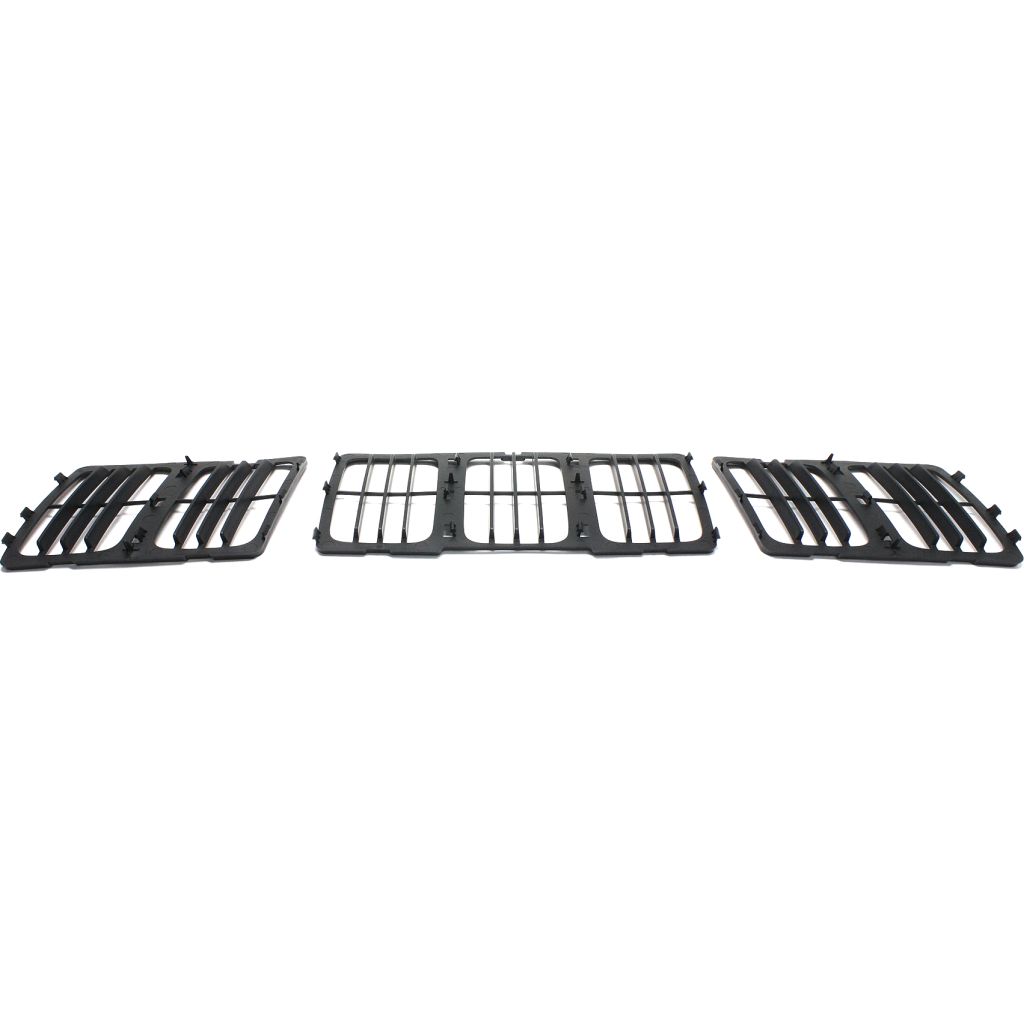 JEEP GRAND CHEROKEE GRILLE INNER MESH BLACK (3pcs)(LOUVERED STYLE) OEM#68143073AC 2014-2016 PL#CH1200369