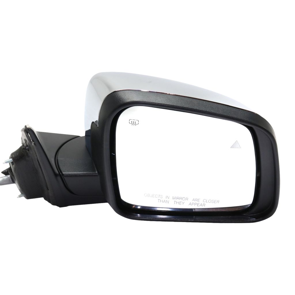 JEEPVEHICLE GRAND CHEROKEE / GRAND CHEROKEE WK DOOR MIRROR RIGHT (Passenger Side) PWR/HTD/SIGNAL/PUDDLE/MEMORY/P-FOLD (CHROME CVR)(W/BSD)(WO/AUTO DIM) OEM#68236932AB-PFM 2014-2021 PL#CH1321416