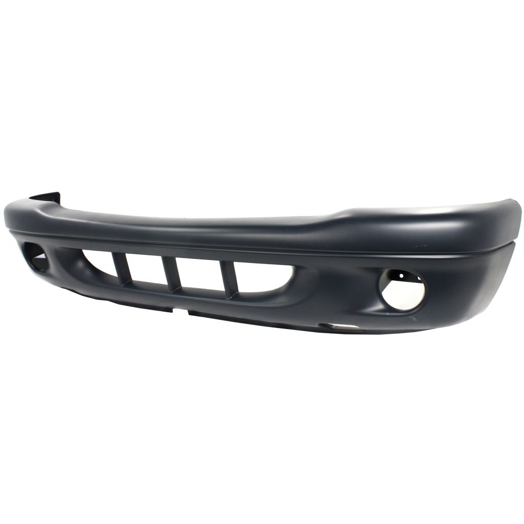 DODGE TRUCKS & VANS DAKOTA/PU FRONT BUMPER COVER PRIMED (1PC BUMPER )(W/ FOG) OEM#5083107AA 2001-2004 PL#CH1000309
