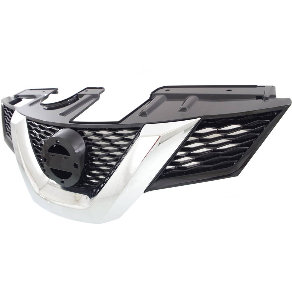 NISSAN(DATSUN) ROGUE (2.5L) GRILLE CHR/BLK (WO/CAMERA) **CAPA** OEM#623104BA0A 2014-2016 PL#NI1200258C