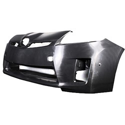 TOYOTA PRIUS (1.8L) FRONT BUMPER COVER PRIMED (W/O HL WASHER)(W/ SIDE SENSOR) OEM#5211947918 2010-2011 PL#TO1000376