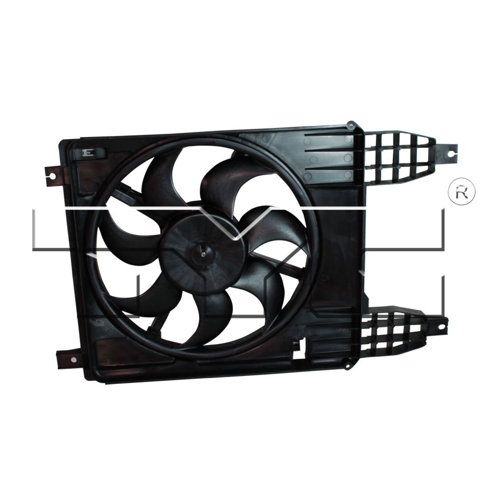 CHEVROLET AVEO 5 (HATCHBACK) RADIATOR & A/C FAN ASSEMBLY (W/AC)(SINGLE FAN) OEM#96808149 2009-2011 PL#GM3115225