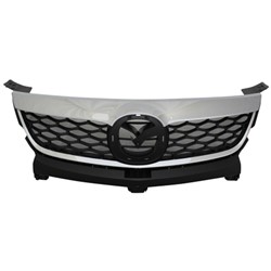 MAZDA CX-9 GRILLE ASSEMBLY CHR/BLK OEM#TE6950710B 2010-2012 PL#MA1200190