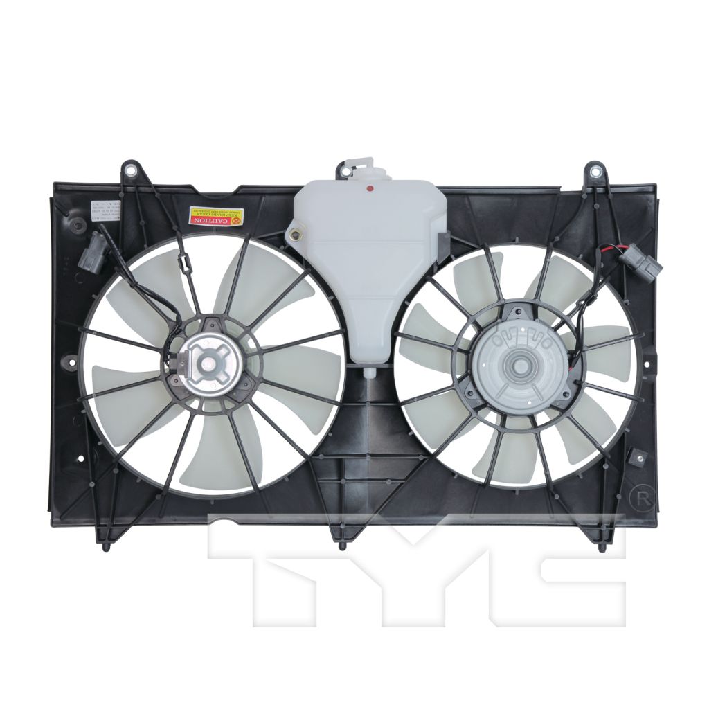 HONDA ACCORD COUPE RADIATOR & A/C FAN ASSY (L4/DENSO TYPE)(DUAL FAN) OEM#19015RAAA01-PFM 2003-2007 PL#HO3115121