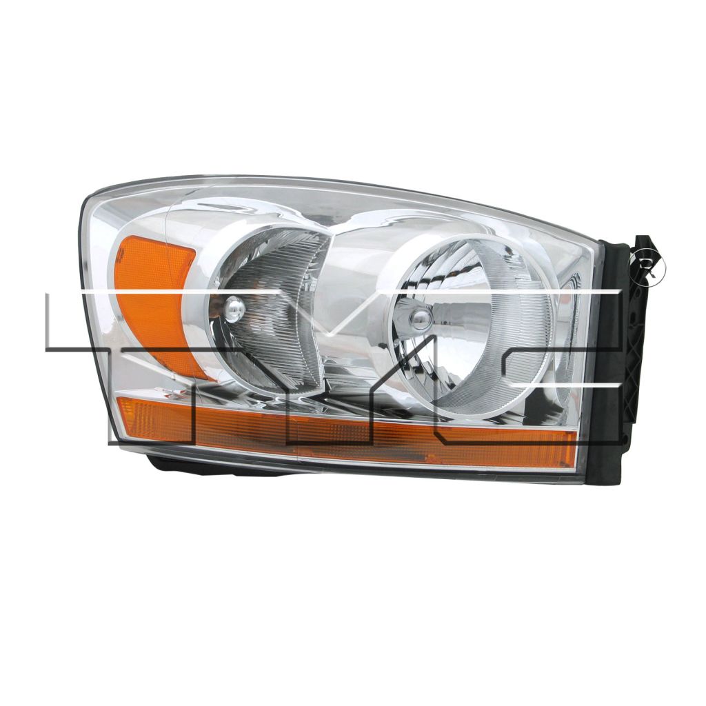 DODGE TRUCKS & VANS DODGE/PU ( R1500)(EXC Mega Cab ) HEAD LAMP ASSY RIGHT (Passenger Side) (W/O BLACK BEZEL)**CAPA** OEM#55077794AD 2006 PL#CH2519114C