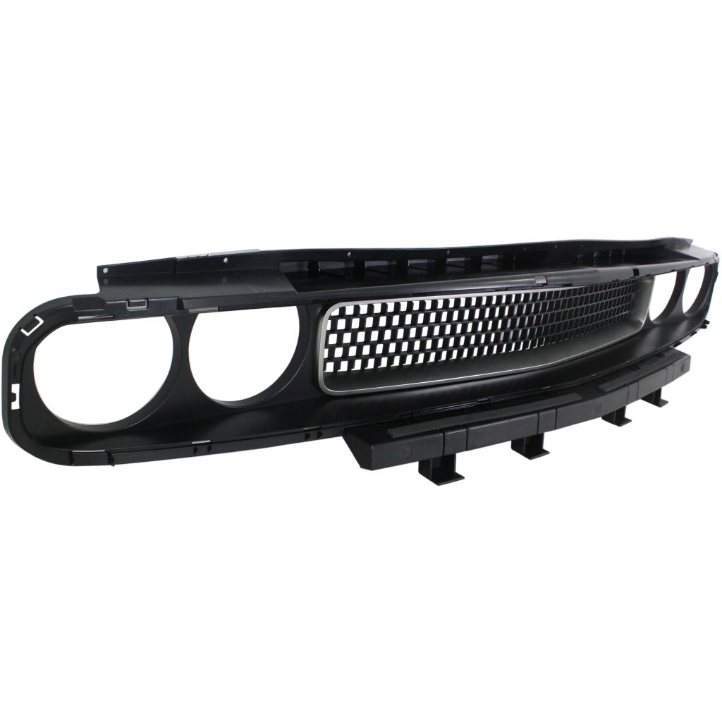 DODGE CHALLENGER GRILLE BLACK W/CHR MOLDING OEM#68043388AC-PFM 2008-2014 PL#CH1200338