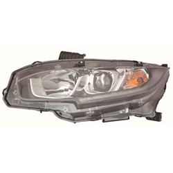 HONDA CIVIC HATCHBACK (EXC TYPE R) HEAD LAMP ASSEMBLY LEFT (Driver Side) (HALOGEN) **CAPA** OEM#33150TBAA01 2017-2019 PL#HO2502173C