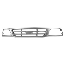 FORD TRUCKS & VANS FORD/PU (F150 HERITAGE MODEL) GRILLE CHROME/SILVER (2 Horizontal & 2 Vertical bars OEM#3L3Z8200AB 2004 PL#FO1200371