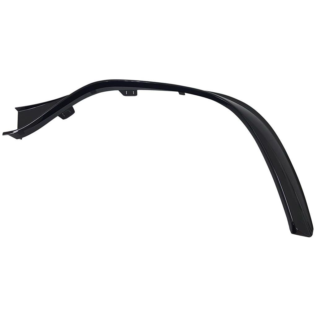 MERCEDES-BENZ E-CLASS WAGON (213) FRONT BUMPER OUTER MLDG LEFT (Driver Side) GLOSS-BLACK (E63) OEM#2138852505 2021-2023 PL#MB1046197