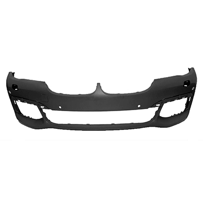 BMW BMW 7 SERIES HYBRID (740e/745e) FRONT BUMPER COVER PRIMED (W/WASHER)(W/6 PK SENSOR)(W/TOW)(W/M PKG)**CAPA** OEM#51118064754 2017-2019 PL#BM1000443C