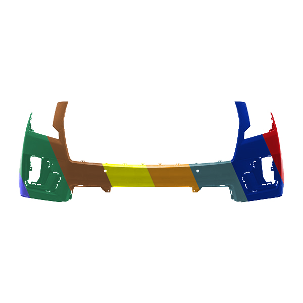 GM TRUCKS & VANS YUKON/DENALI (GMC) FRONT BUMPER COVER PRIMED (DENALI W/SUPER CRUISE) OEM#87814095 2023-2024 PL#GM1000A55