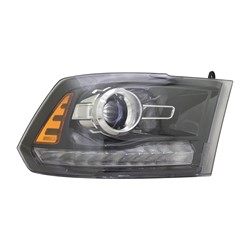 DODGE TRUCKS & VANS DODGE/PU (R1500) HEAD LAMP RIGHT (Passenger Side) (W/PROJECTOR)(BLK BEZEL) OEM#68324932AD 2016-2022 PL#CH2503289