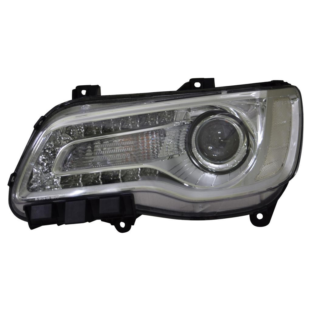 CHRYSLER 300 HEAD LAMP ASSY LEFT (Driver Side) (HALOGEN)(CHROME) OEM#68196277AD 2015-2017 PL#CH2502268