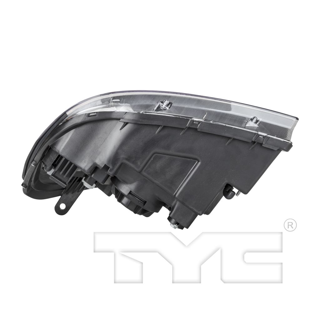 KIA RIO SEDAN HEAD LAMP ASSEMBLY RIGHT (Passenger Side) (BLACK BEZEL)(W/ AMBER REFL)**CAPA** OEM#921021G610 2010-2011 PL#KI2503153C