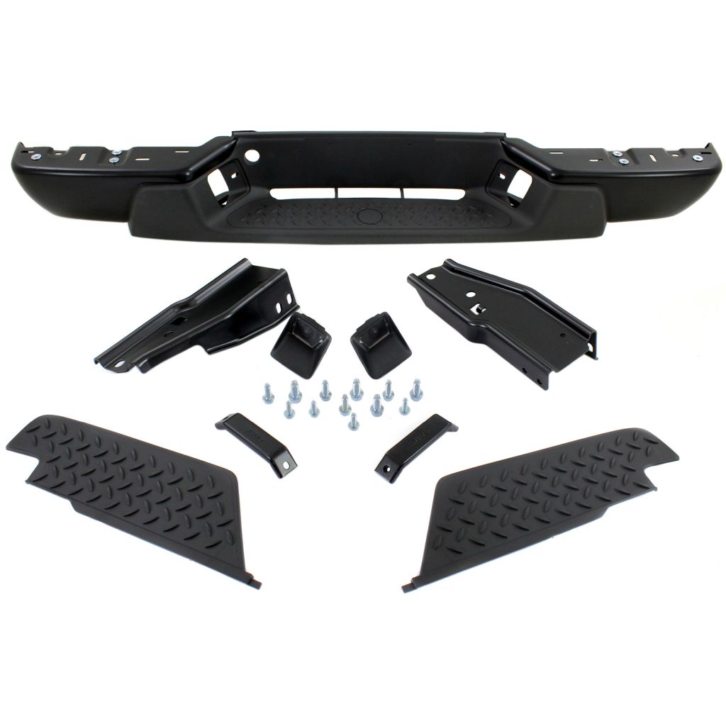 GM TRUCKS & VANS COLORADO (CHEVY) STEP BUMPER ASSEMBLY BLACK (W/O XTREME & TOWING) OEM#20814972-PFM 2004-2007 PL#GM1103146