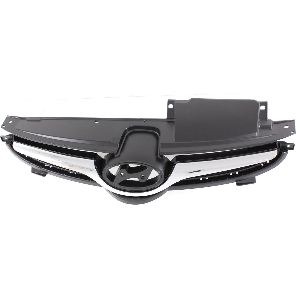 HYUNDAI ELANTRA SEDAN GRILLE BLACK W/CHROME MLDG (KOREA) **CAPA** OEM#863503X700 2014-2015 PL#HY1200173C