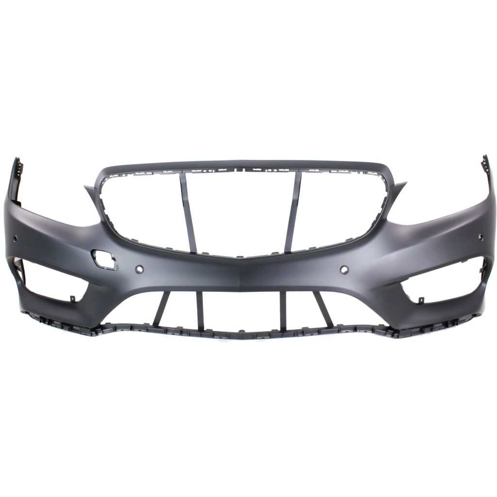 MERCEDES-BENZ E-CLASS HYBRID (E400) FRONT BUMPER COVER PRIMED (W/INSERT)(W/SENSOR)(W/AMG)(EXC E63)**CAPA** OEM#21288527389999 2014-2015 PL#MB1000411C