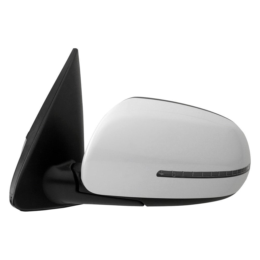 KIA FORTE5 HATCHBACK DOOR MIRROR LEFT (Driver Side) PWR/HTD/SIGNAL (PWR-FOLD) OEM#876101M025 2011-2013 PL#KI1320191