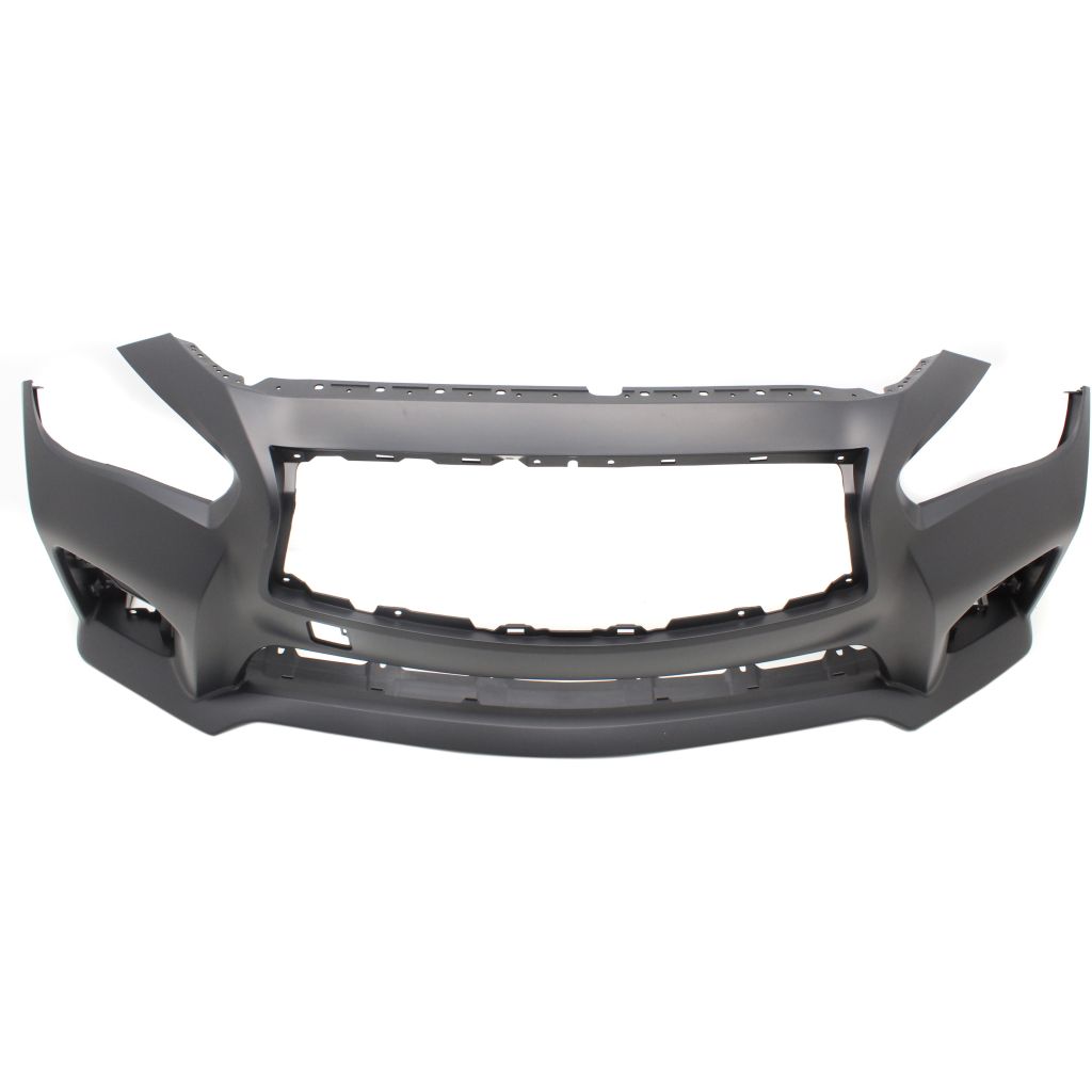 INFINITI Q50 FRONT BUMPER COVER PRIMED (WO/SENSOR)(W/ SPORT)**CAPA** OEM#620224HD0H 2014-2017 PL#IN1000258C