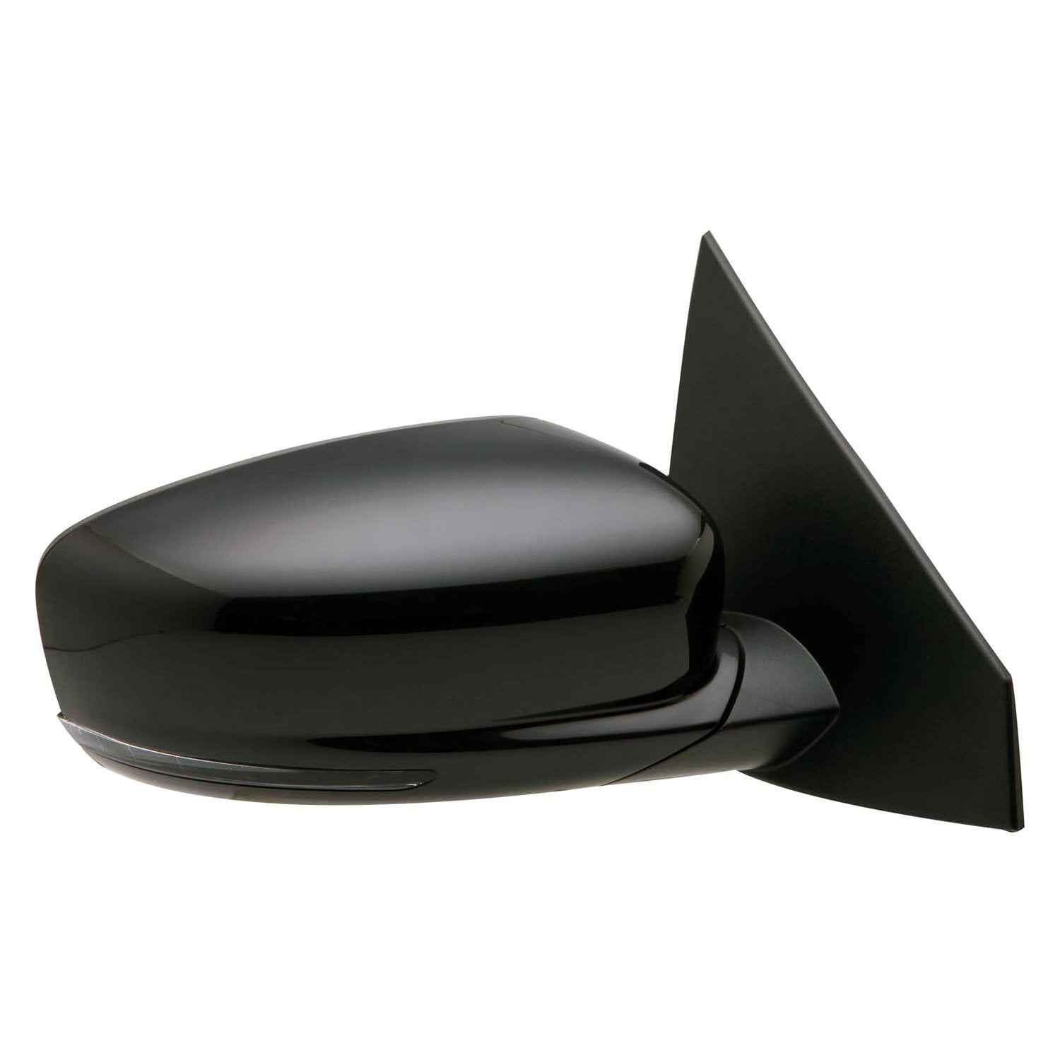 DODGE DART DOOR MIRROR RIGHT (Passenger Side) PWR/HTD/SIGNAL/PUDDLE (WO/BLIND SYSTEM) OEM#6AC741X8AA-PFM 2016 PL#CH1321408