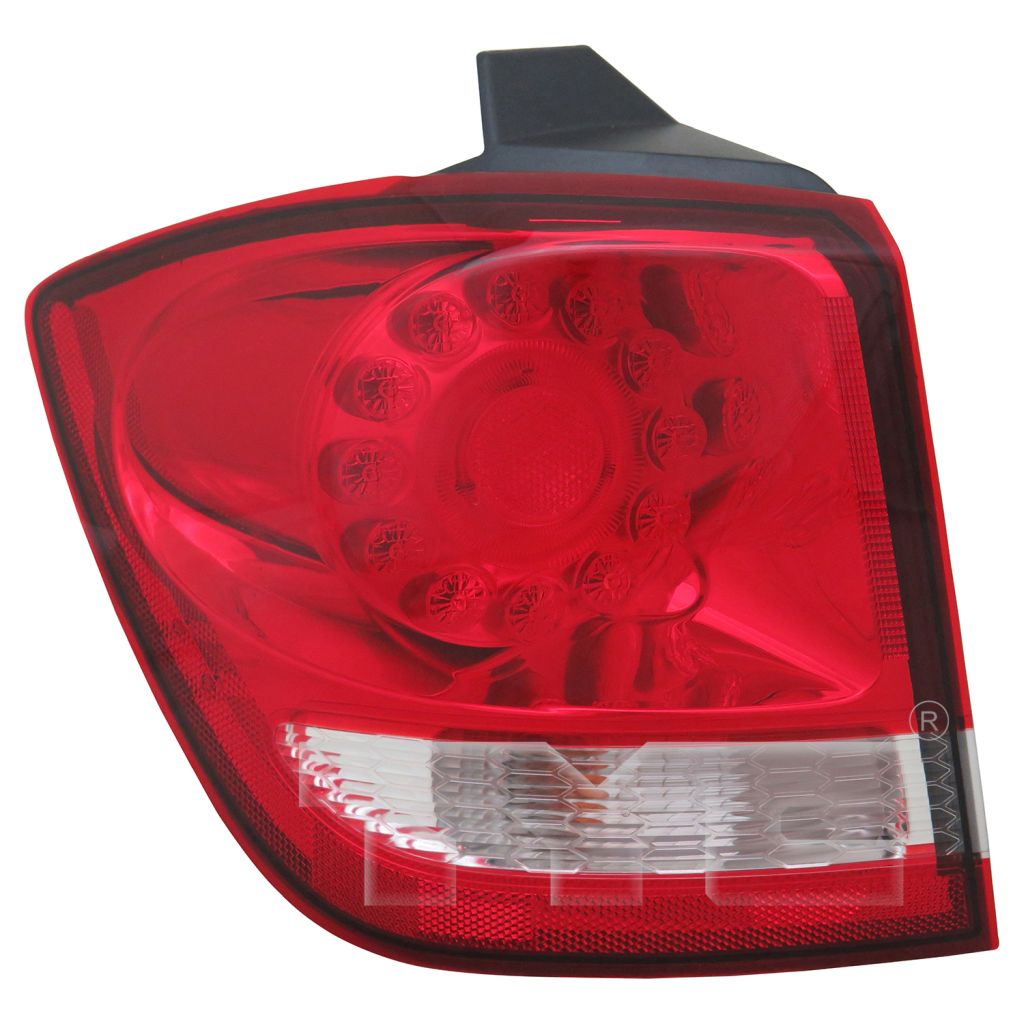 DODGE JOURNEY TAIL LAMP ASSY LEFT (Driver Side) (OUTER)(LED)(W/CHROME TRIM)**CAPA** OEM#68078465AD 2011-2020 PL#CH2804105C