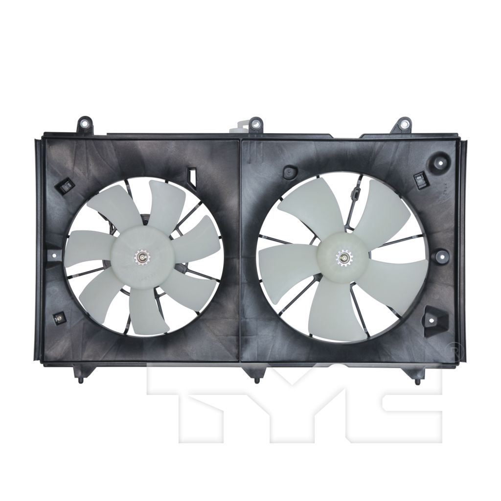 HONDA ACCORD COUPE RADIATOR & A/C FAN ASSY (L4/DENSO TYPE)(DUAL FAN) OEM#19015RAAA01-PFM 2003-2007 PL#HO3115121