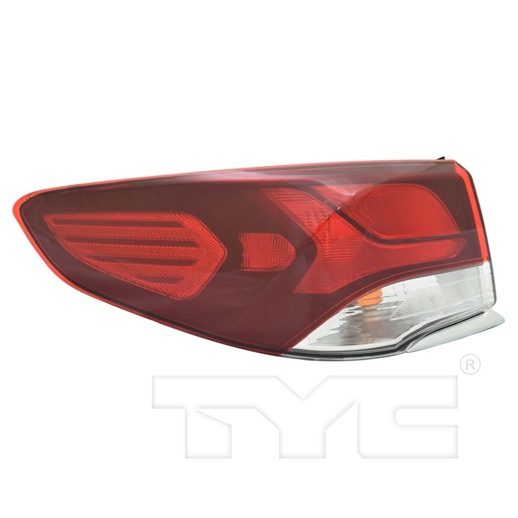 HYUNDAI SONATA TAIL LAMP ASSEMBLY LEFT (Driver Side) (OUTER)(BULB)**CAPA** OEM#92401C2500 2018-2019 PL#HY2804153C