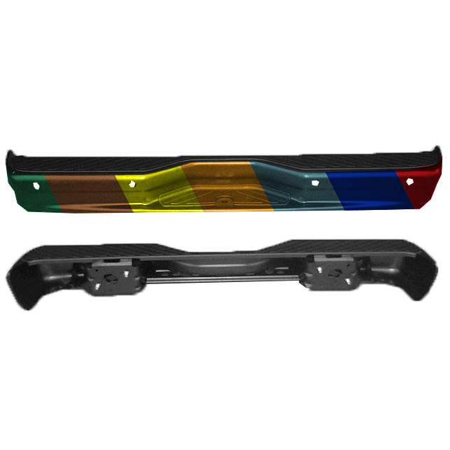 FORD TRUCKS & VANS FORD VAN STEP BMP ASSY PTD W/STEP PADS (W/ SENSOR) OEM#7C2Z17906CPTM-PFM 2008-2014 PL#FO1103204