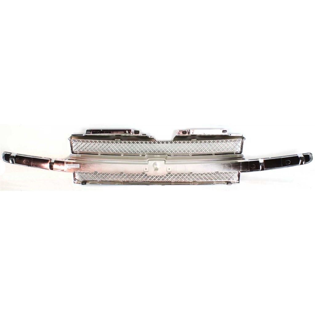 GM TRUCKS & VANS TRAILBLAZER GRILLE ALL CHROME (W/O WASHER)(EXC 06-09 LT & SS) OEM#GM1200483 2002-2009 PL#GM1200483