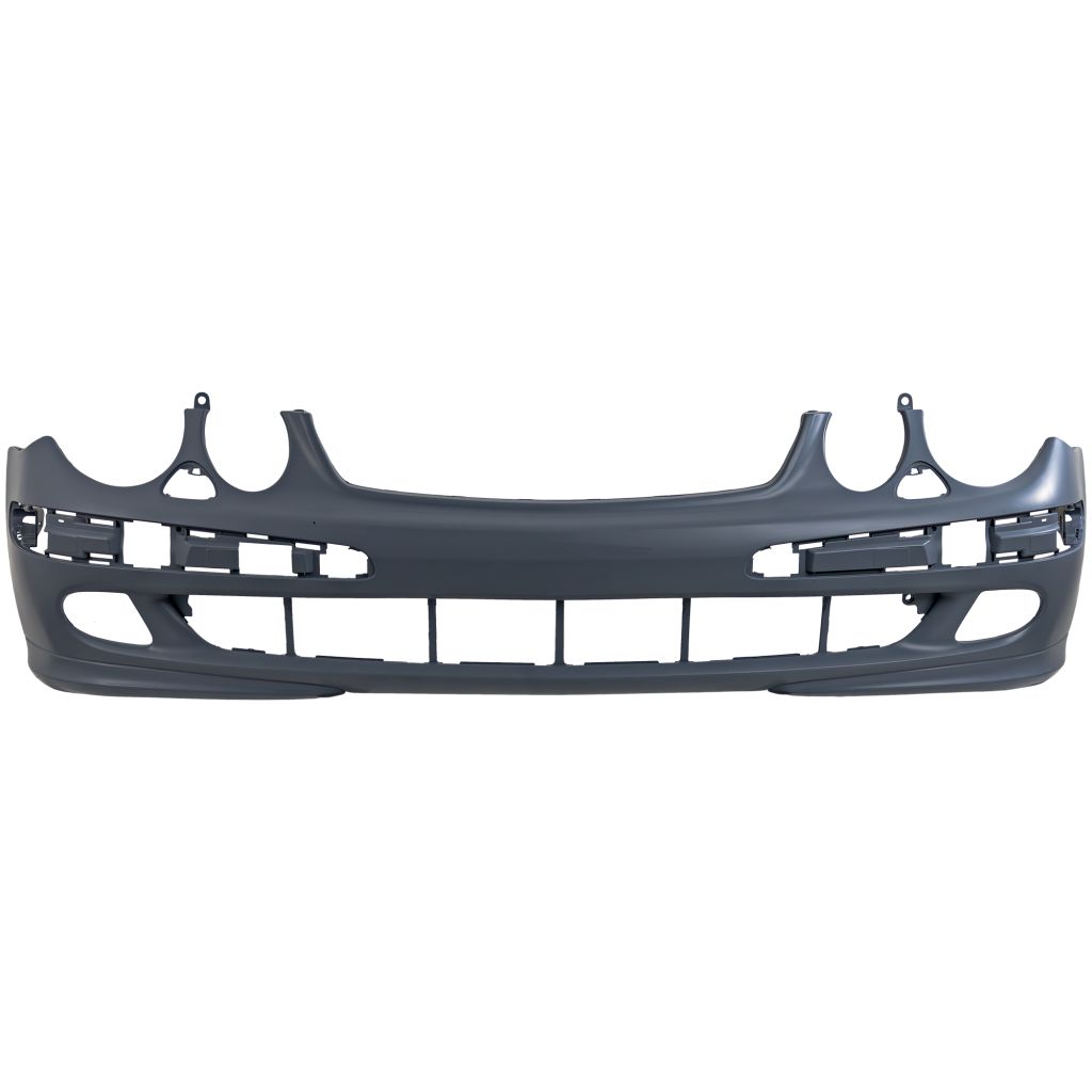 MERCEDES-BENZ E-CLASS (211) (SEDAN /WAGON 04-09) FRONT BUMPER COVER PRIMED (W/ HEAD/LAMP Washer)(W/Sport OR W/Appearance Pkg)(WO/AMG) OEM#2118800240 2003-2006 PL#MB1000227