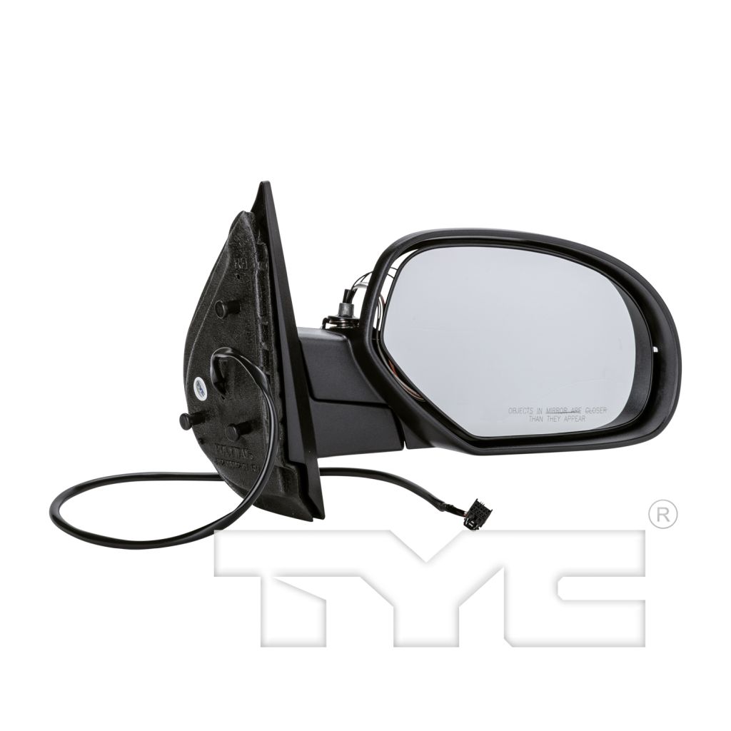 GM TRUCKS & VANS SUBURBAN (CHEVY) DOOR MIRROR RIGHT (Passenger Side) POWER/HEATED (WO/PUDDLE LAMP)(PTM CVR)(WO/TRAILER TOW) OEM#20809968 2007-2014 PL#GM1321336