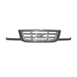 FORD TRUCKS & VANS RANGER GRILLE PTD/CHROME ( 2 horizontal & 2 vetical bars) OEM#3L5Z8200CA 2001-2003 PL#FO1200394