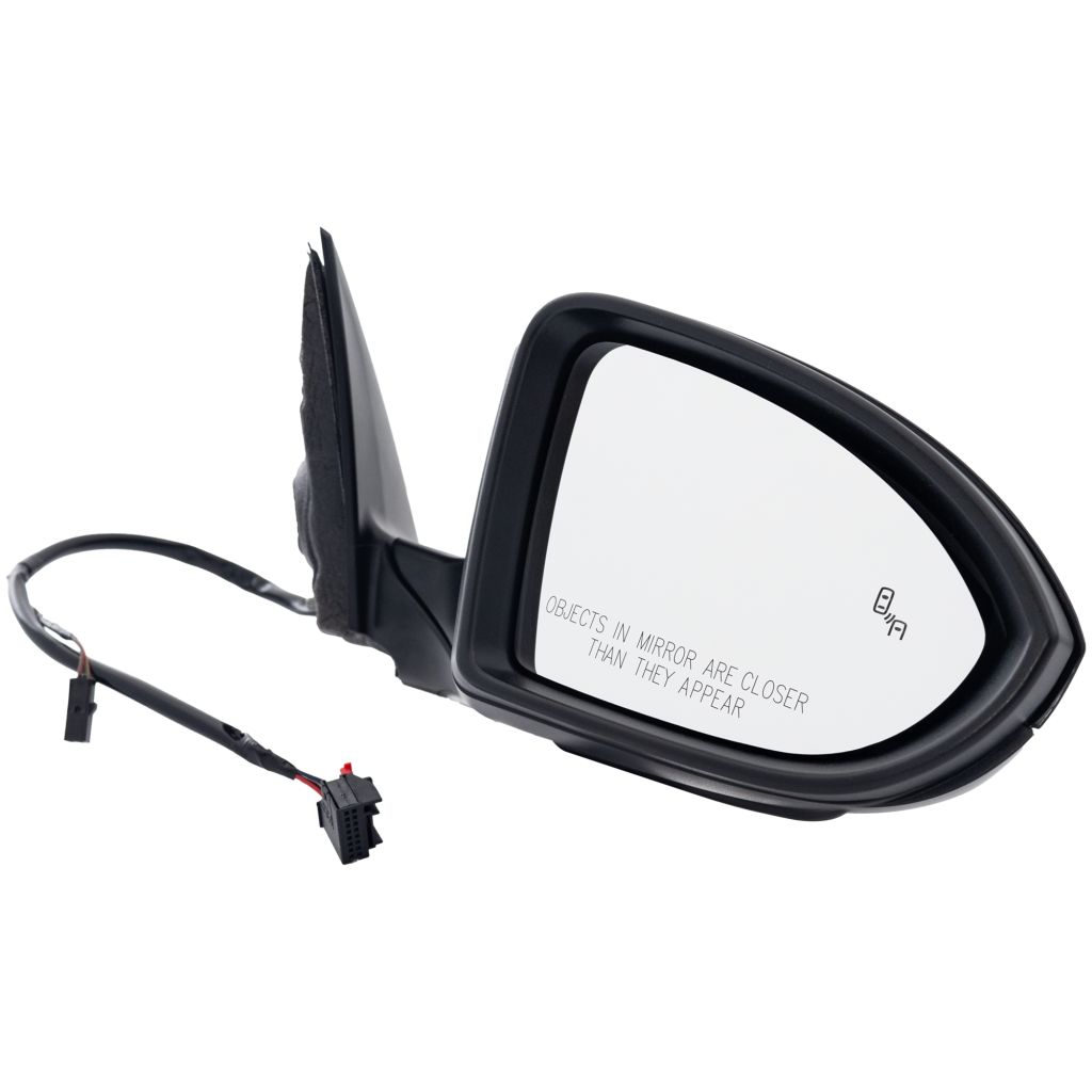 VOLKSWAGEN GLI DOOR MIRROR RIGHT (Passenger Side) PWR/HTD (W/BSD) OEM#17A857508AL9B9-PFM 2019-2024 PL#VW1321182