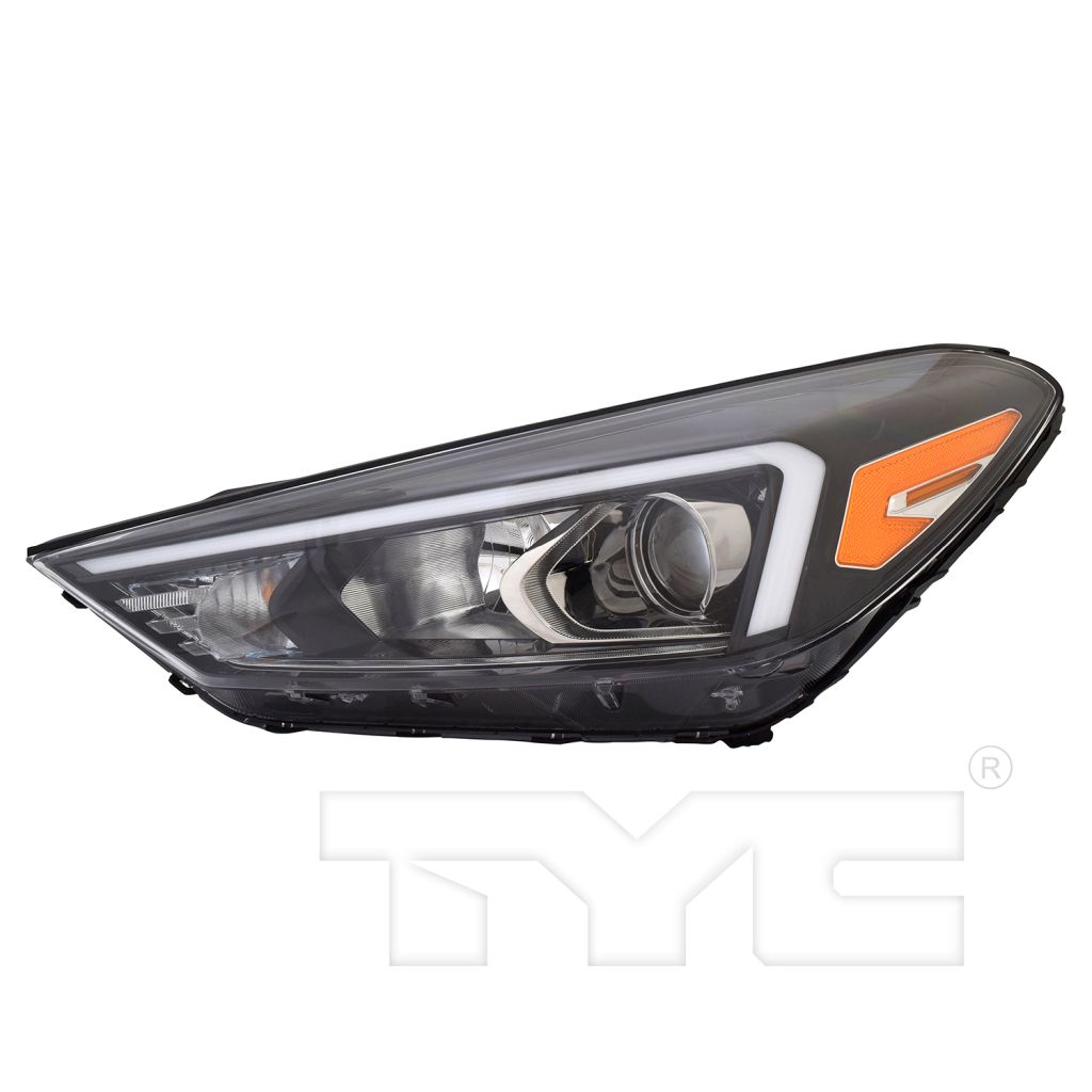 HYUNDAI TUCSON HEAD LAMP ASSY LEFT (Driver Side) (HALOGEN)(WO/LED POSITION LAMP) OEM#92101D3500 2019-2021 PL#HY2502234