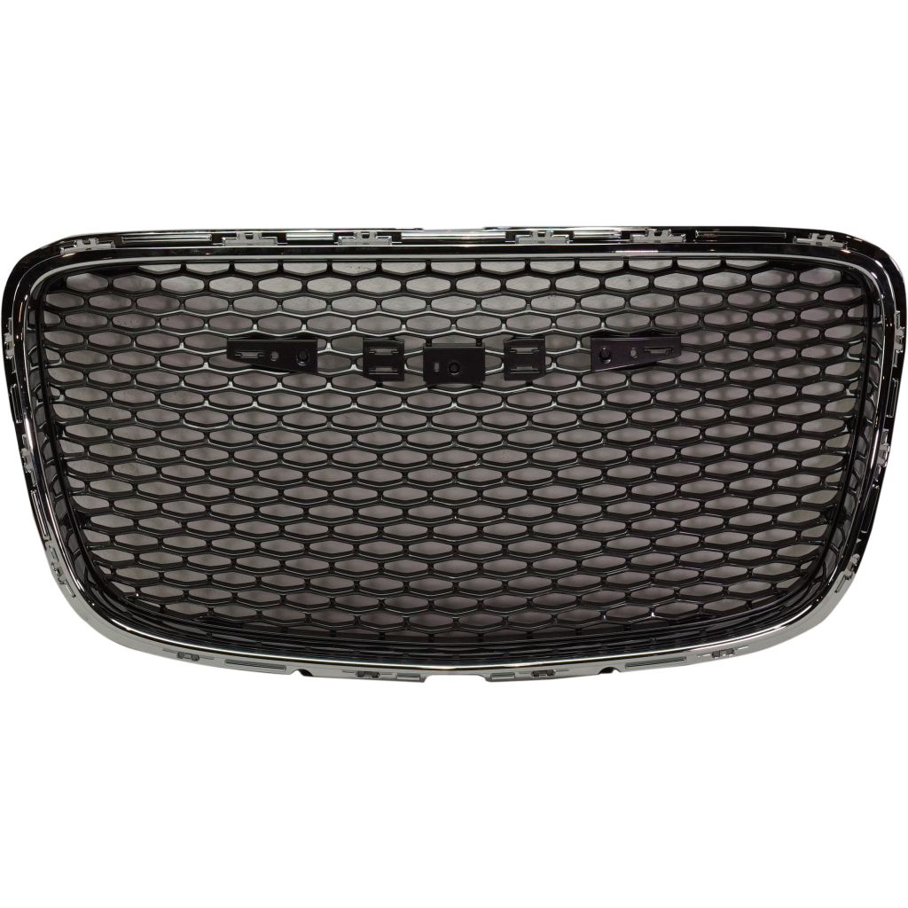 CHRYSLER 300 GRILLE CHR/DK-GRAY (LTD/C)**CAPA** OEM#5SW16LAUAE 2015-2023 PL#CH1200394C