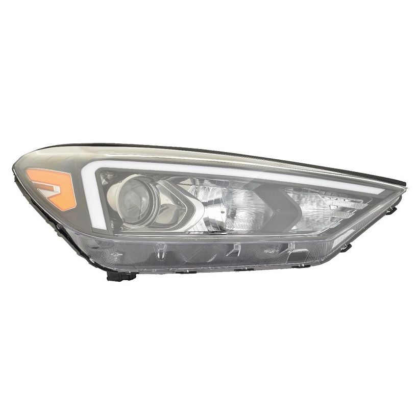 HYUNDAI TUCSON HEAD LAMP ASSY RIGHT (Passenger Side) (HALOGEN)(WO/LED POSITION LAMP) OEM#92102D3500 2019-2021 PL#HY2503234