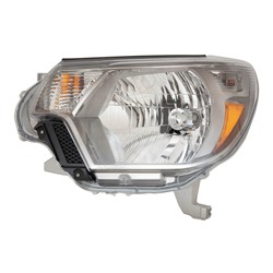 TOYOTA TACOMA HEAD LAMP ASSEMBLY LEFT (Driver Side) (BLACK BEZEL)**CAPA** OEM#8115004221 2014-2015 PL#TO2502232C
