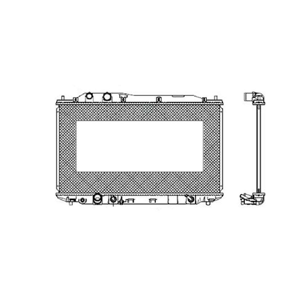 HONDA CIVIC HYBRID RADIATOR (1.3/L4) A/MT 1R PA OEM#19010RRH901 2006-2011 PL#HO3010210