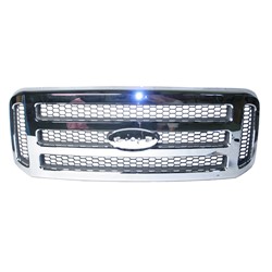 FORD TRUCKS & VANS EXCURSION GRILLE CHROME/PTD GRAY OEM#6C3Z8200BD 2005 PL#FO1200456