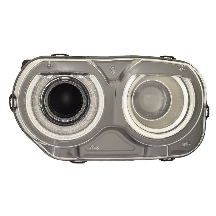 DODGE CHALLENGER HEAD LAMP ASSY LEFT (Driver Side) (HID)(W/LED ACCENTS)(W/AIR DUCTS TYPE 1) **CAPA** OEM#68378877AB 2015-2023 PL#CH2502324C