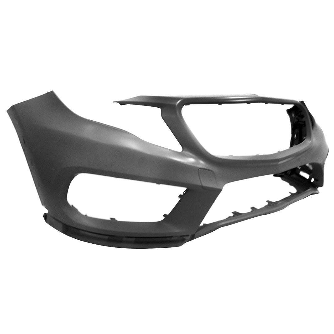 MERCEDES-BENZ GLA-CLASS FRONT BUMPER COVER PRIMED (GLA250 W/AMG)(GLA45)(WO/SENSOR) OEM#15688034409999 2015-2017 PL#MB1000456