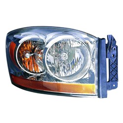 DODGE TRUCKS & VANS DODGE/PU ( R1500)(EXC Mega Cab ) HEAD LAMP ASSY RIGHT (Passenger Side) (W/O BLACK BEZEL)**CAPA** OEM#55077794AD 2006 PL#CH2519114C