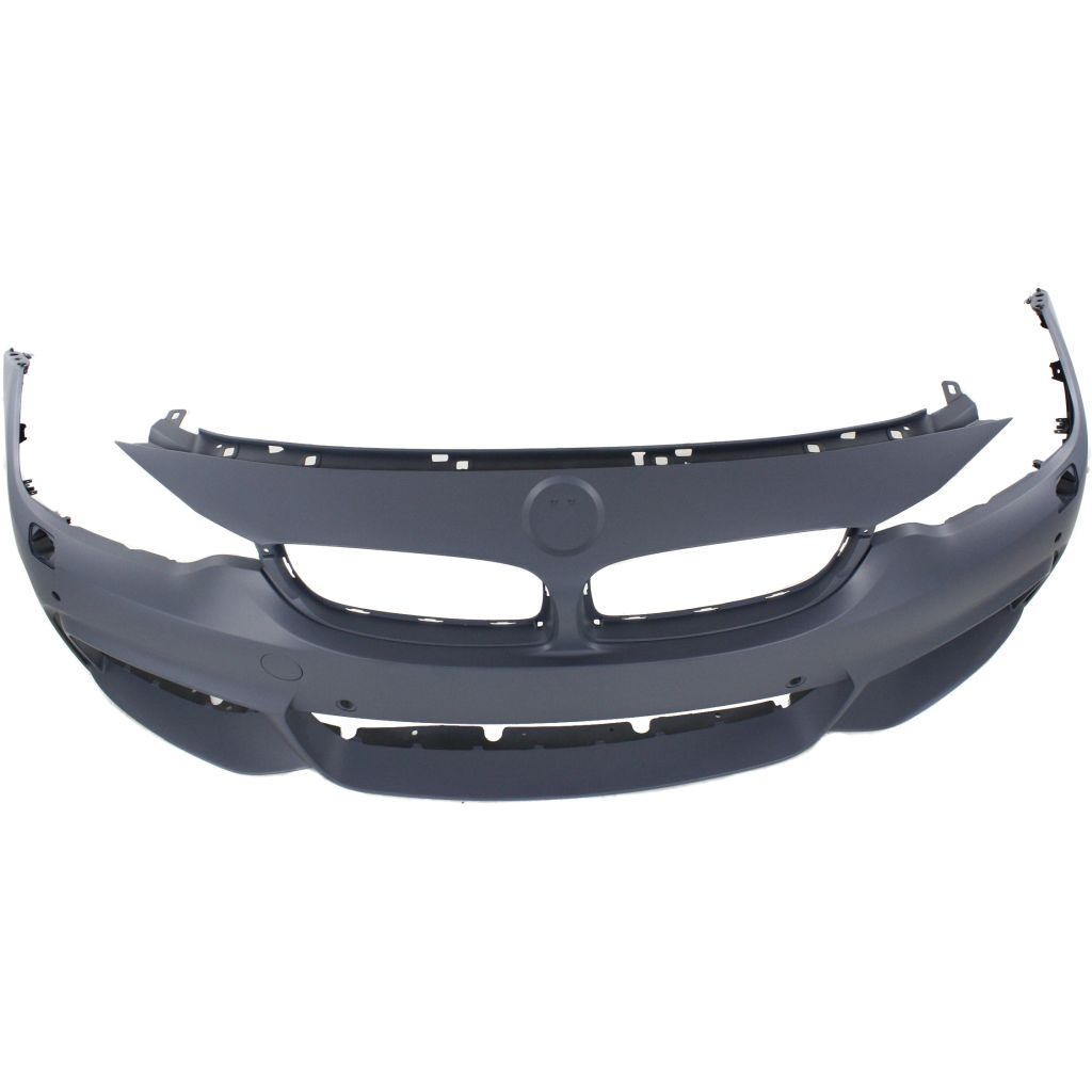BMW BMW 4 (4DOORS/GRAN COUPE) FRONT BUMPER COVER PRIMED (W/M SPORT) W/ WASHER W/ PK SENSOR W/PK ASSIST OEM#51118060887 2015-2020 PL#BM1000344