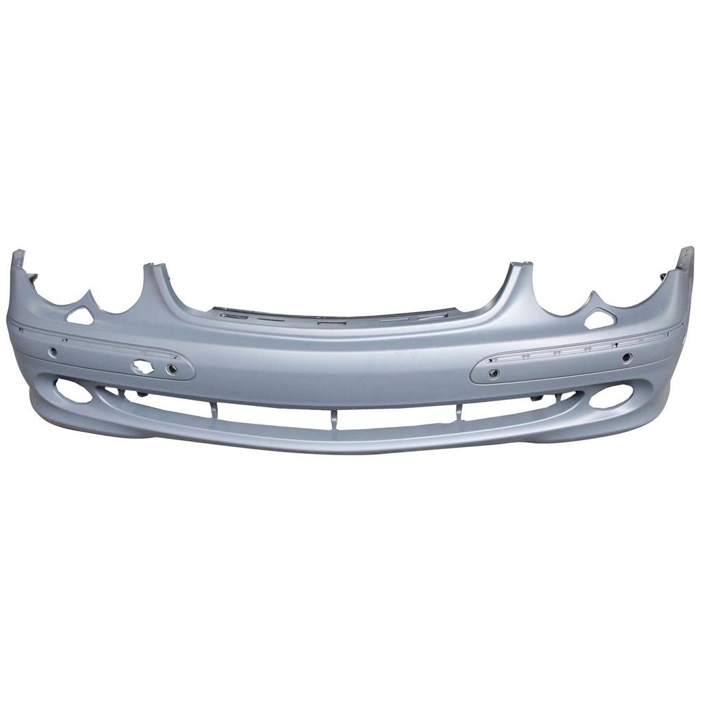 MERCEDES-BENZ CLK-CLASS (209) (EXC 03 CONV) FRONT BUMPER COVER PRIMED (W/WASHER(W/SENSOR)(W/O SPORT)(EXC CLK63) OEM#2098850725 2003-2005 PL#MB1000193
