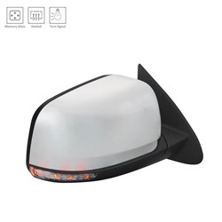 DODGE TRUCKS & VANS DURANGO DOOR MIRROR RIGHT (Passenger Side) PWR/HTD/SIGNAL (CHR)(WO/BLIND SPOT DET) OEM#68237572AF 2014-2022 PL#CH1321377