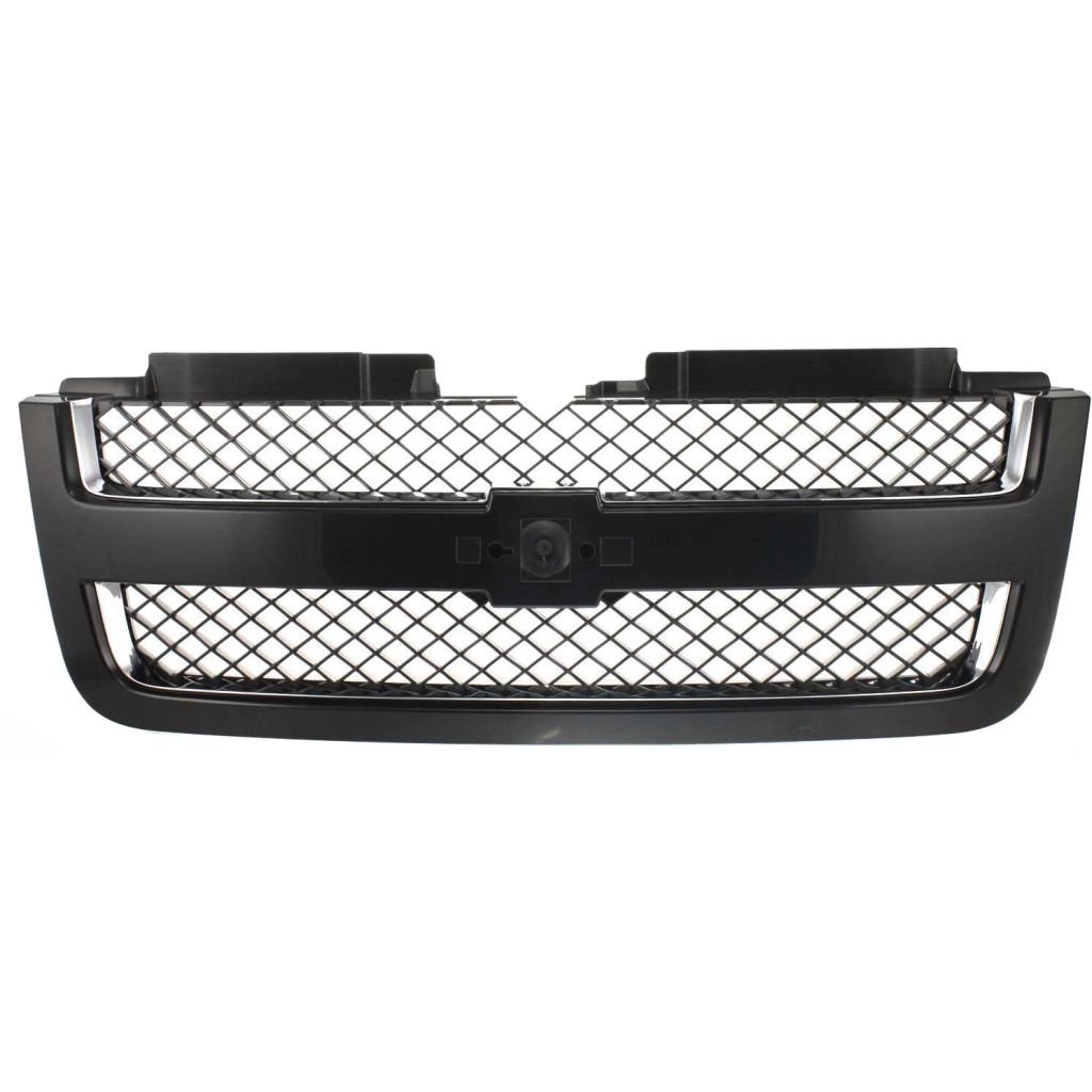GM TRUCKS & VANS TRAILBLAZER GRILLE ASSEMBLY CHR/GRAY (LT MDL) (INNER & OUTER) OEM#19121044 2006-2009 PL#GM1200549